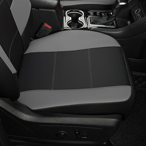 Miniatura 8 de GIANT PANDA Funda de asiento delantero de automóvil personalizada para Jeep, fundas de asiento de cubo de cuero para Jeep Grand Cherokee Compass