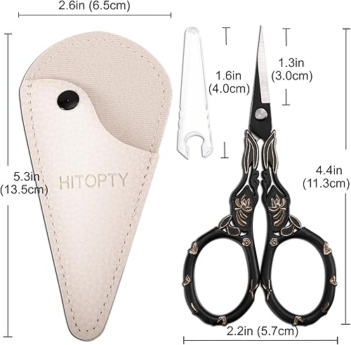 Miniatura 2 de Little Sharp Tijeras de coser, tijeras multiusos para costura artesanal, punto de cruz, detalle de ganchillo, corte de hilo de corte, tijeras de