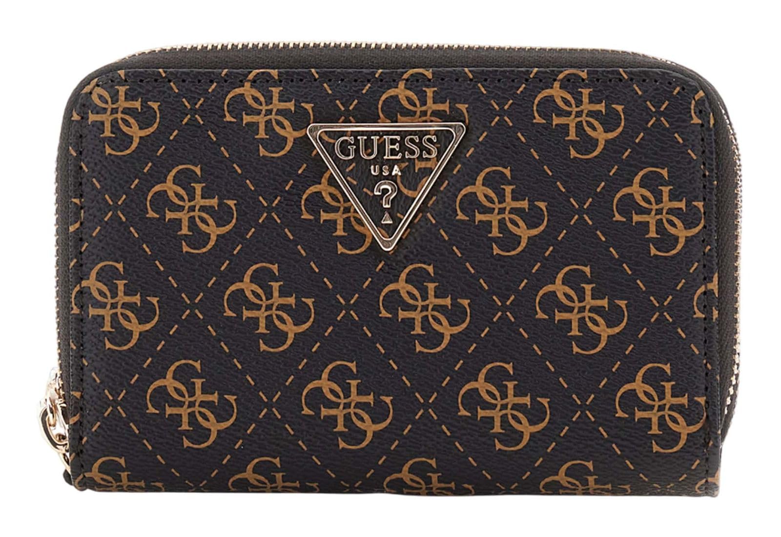 Portefeuille GUESS Laurel SLG marron idéal pour vos sorties de week-end