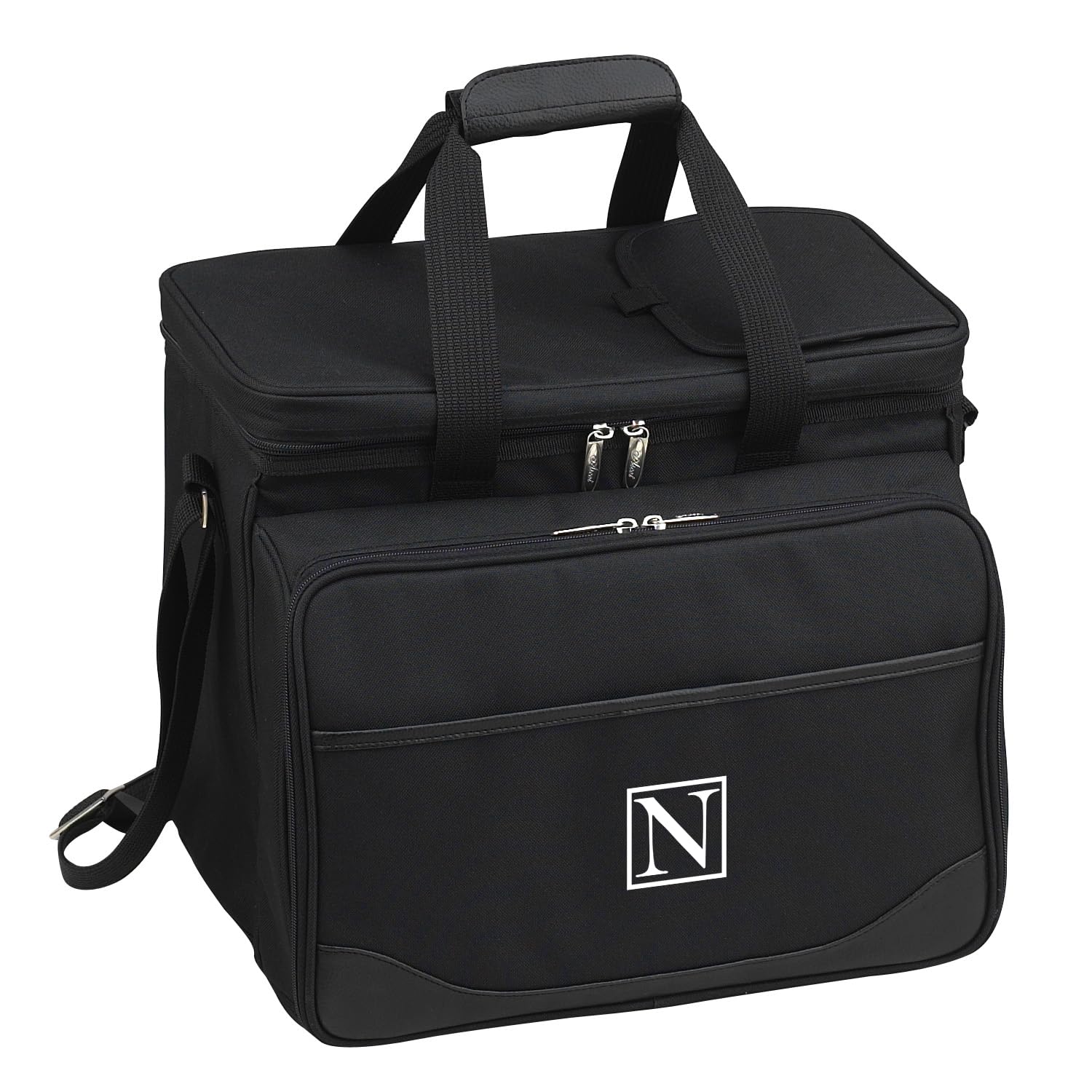 Picnic at Ascot Personalized Monogrammed Equipped Picnic Cooler for 4 - Designed and Assembled in California