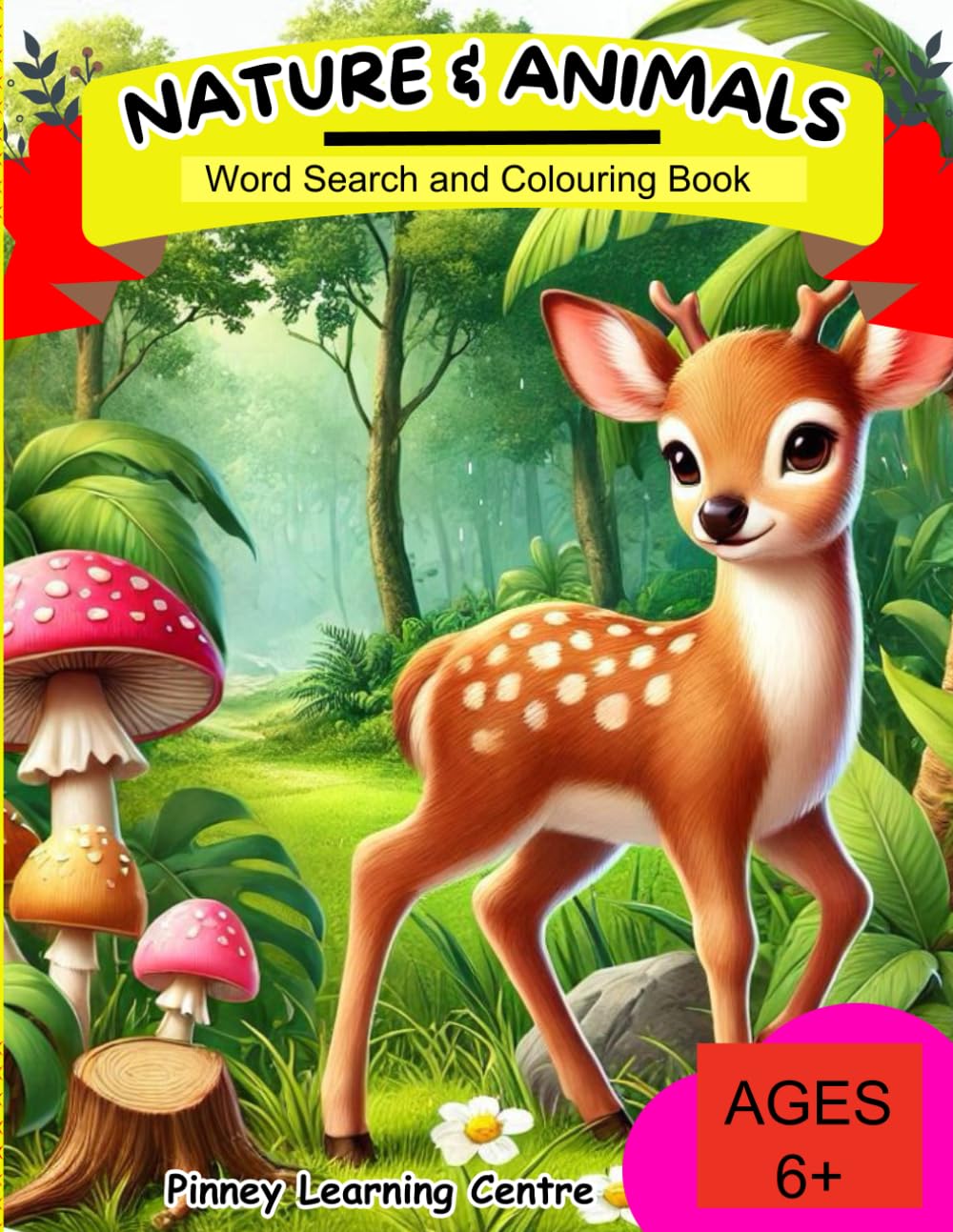Nature and Animals Word Search and Colouring Book