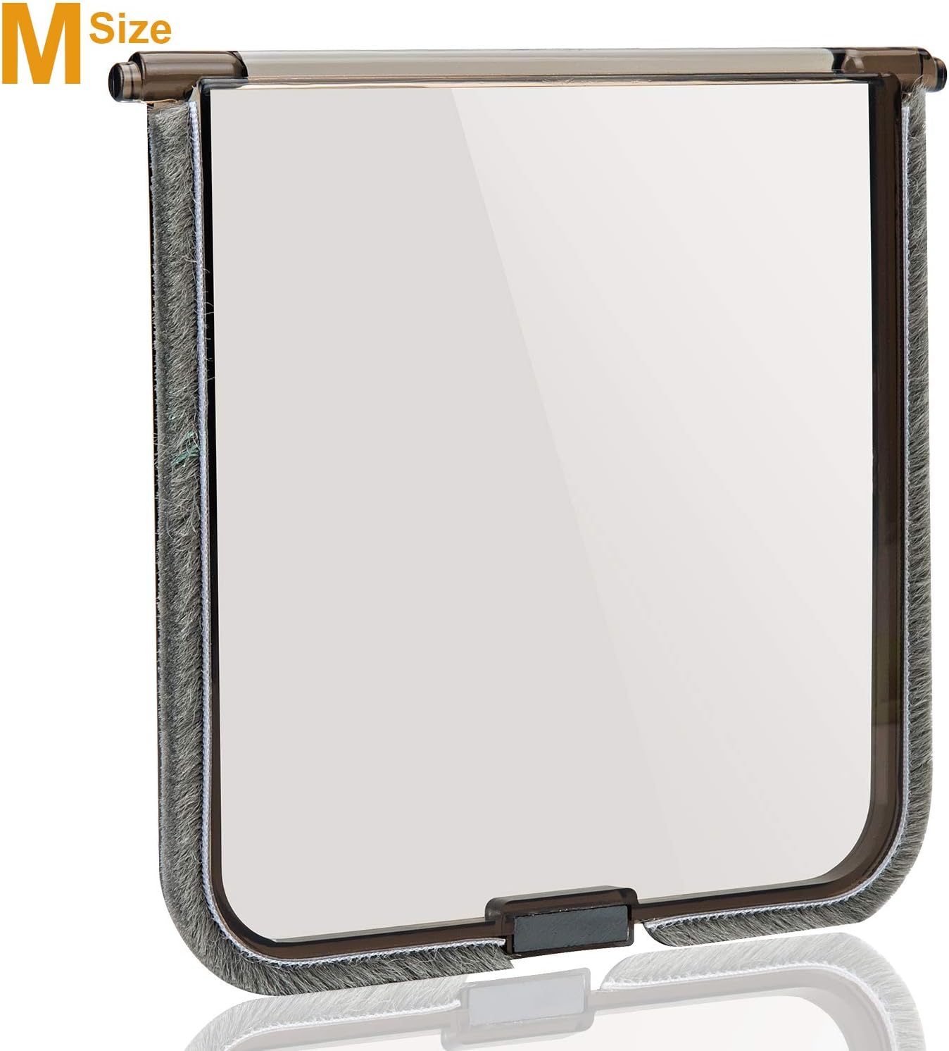 Depets Medium Cat Door Flap Replacement, Single Flap for 4 Way Locking Cat Door and Magnetic Pet Door, Size 5.7“ x 6.1” (W x H)