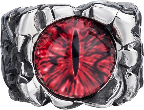 Amazon 悪魔の目地獄の目悪魔メンズステンレス鋼バイカーリングヴィンテージジュエリー リング 通販