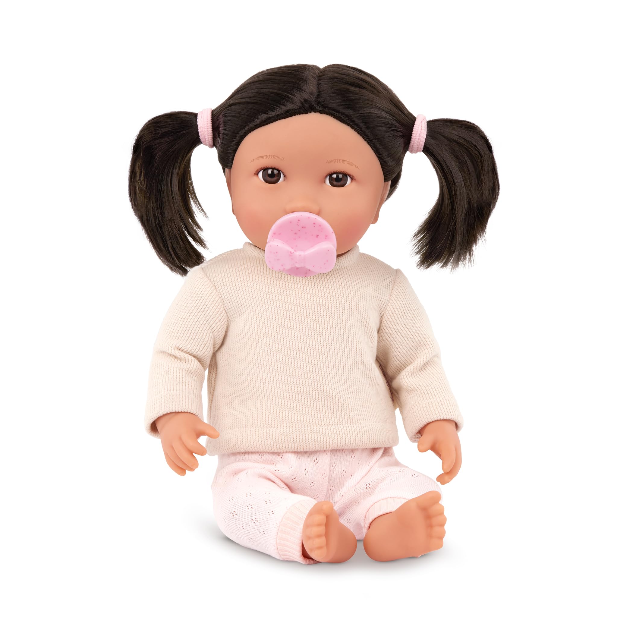 LullaBaby 14-Inch Realistic Baby Doll, Soft Body, Hair to Style