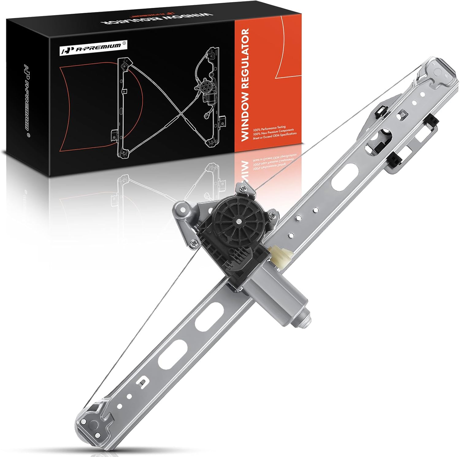 A-Premium Electric Power Window Regulator with Motor Compatible with Mercedes-Benz W163 ML320 ML430 ML500 ML55 AMG 1998-2002 Rear Left Driver Side Rear Driver