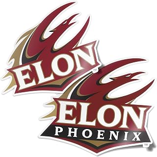 Desert Cactus Elon University Sticker Phoenix Vinyl Decal Laptop Water Bottle Car Scrapbook (4 Inch Set V1)