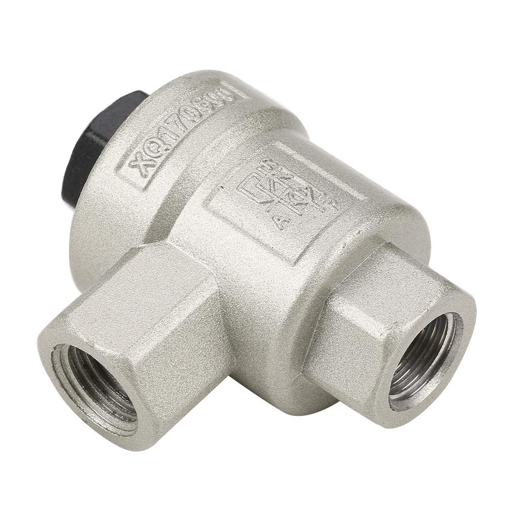 Złącze Gwintowe G1/4 ze Stopu Aluminium Szybki Zawór Sterujący Przepływem Powietrza Wylotowego — Wysokowydajny Zawór Spustowy Powietrza Zapewniający Zoptymalizowany Ruch Cylindra