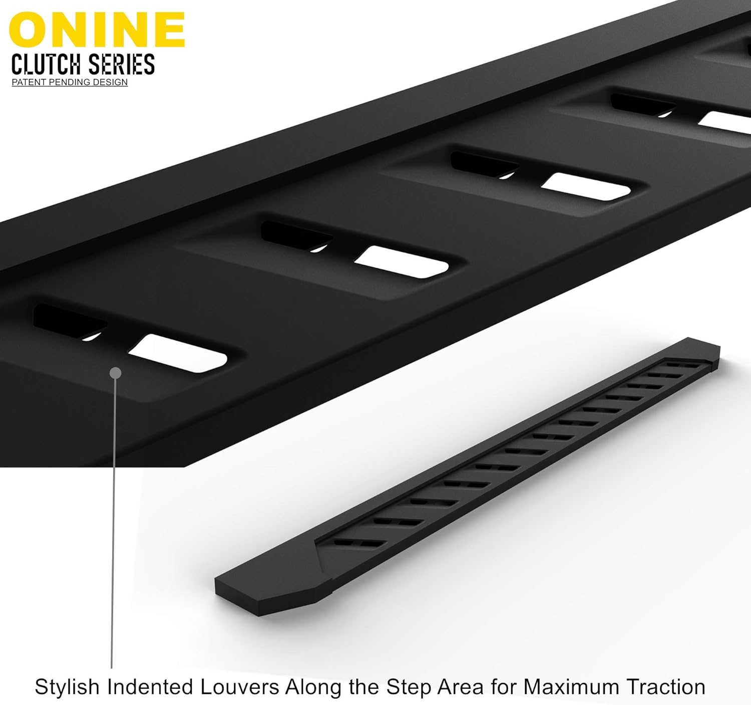 ONINE Clutch Running Boards Compatible for 2020-2026 Chevy Silverado GMC Sierra Crew Cab Side Steps Nerf Bars