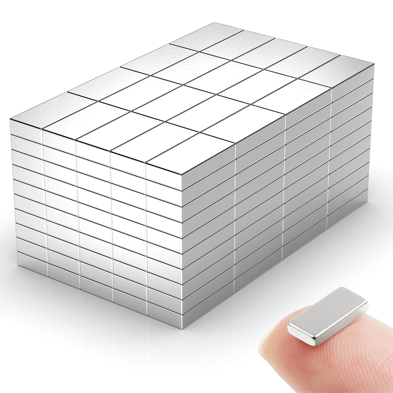 Rare Earth Neodymium Magnets with Double Sided Adhesive, 60x10x3 mm, 8 Pack — Amazon image 16