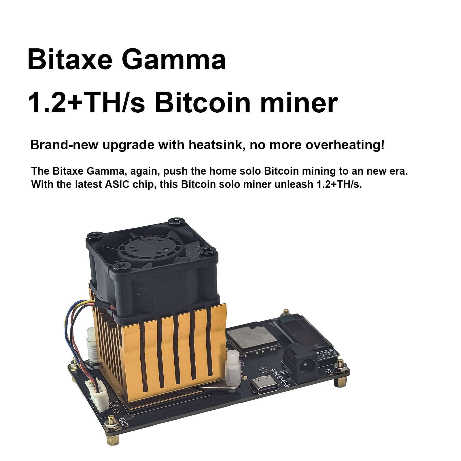 Amazon.com: NerdRhino Bit Gamma 1.2TH/s Bitcoin Miner BM1370 Asic Chip 2.4G  WiFi 18W/TH BTC Lottery Crypto Miner with S21 Pro Asic Bitcoins Mining  Machine Micro Silent Home Use : Electronics
