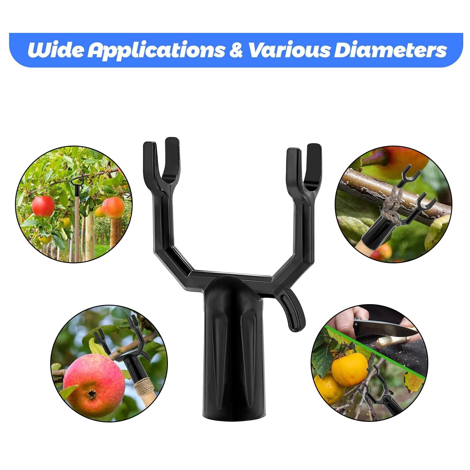 Stampella Per Alberi Kalinar - Dispositivo Di Supporto Fai Da Te Per Alberi Salva I Rami Degli Alberi Da Frutto Dalla Rottura Sotto I Frutti Pe~p115681424