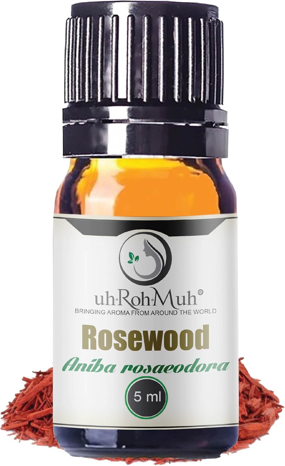 Rosewood Essential Oil (Bois de Rose) 100% Pure Steam Distilled Oil from Aniba rosaeodora Wood – Aromatherapy, Diffuser, Skincare, Massage, DIY Perfumes, Natural Fragrance | Peru | 5ml
