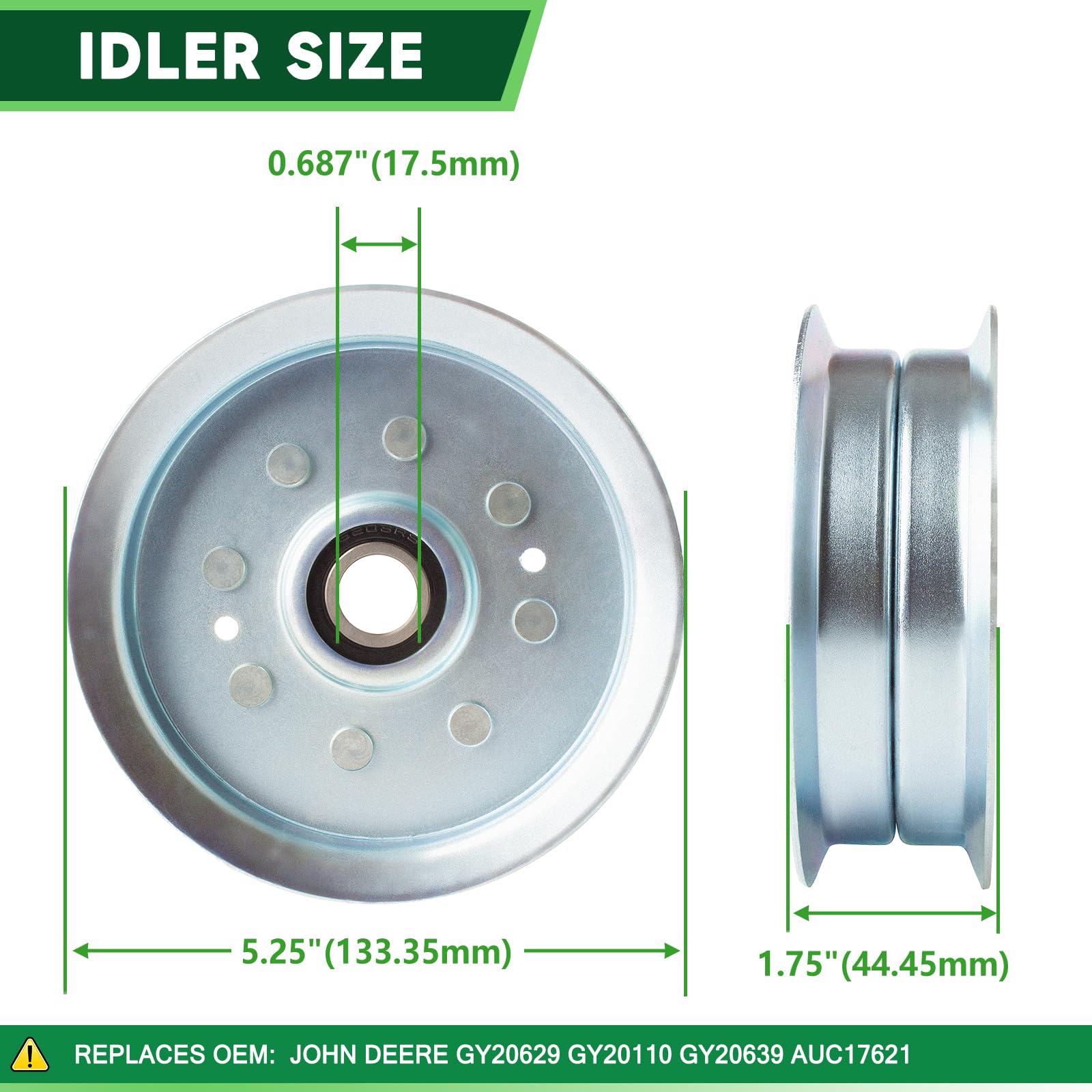 Kit de reconstrucción de cubierta de 42 pulgadas para LA135 102 105 115 125 135 D100 D105 D110 D120 D130 LA100 incluye 2 husillos GY21098 2 AM137328 Blade 1 GY2000 67 1 GY22082 1 GX20367 GX20367 Polea