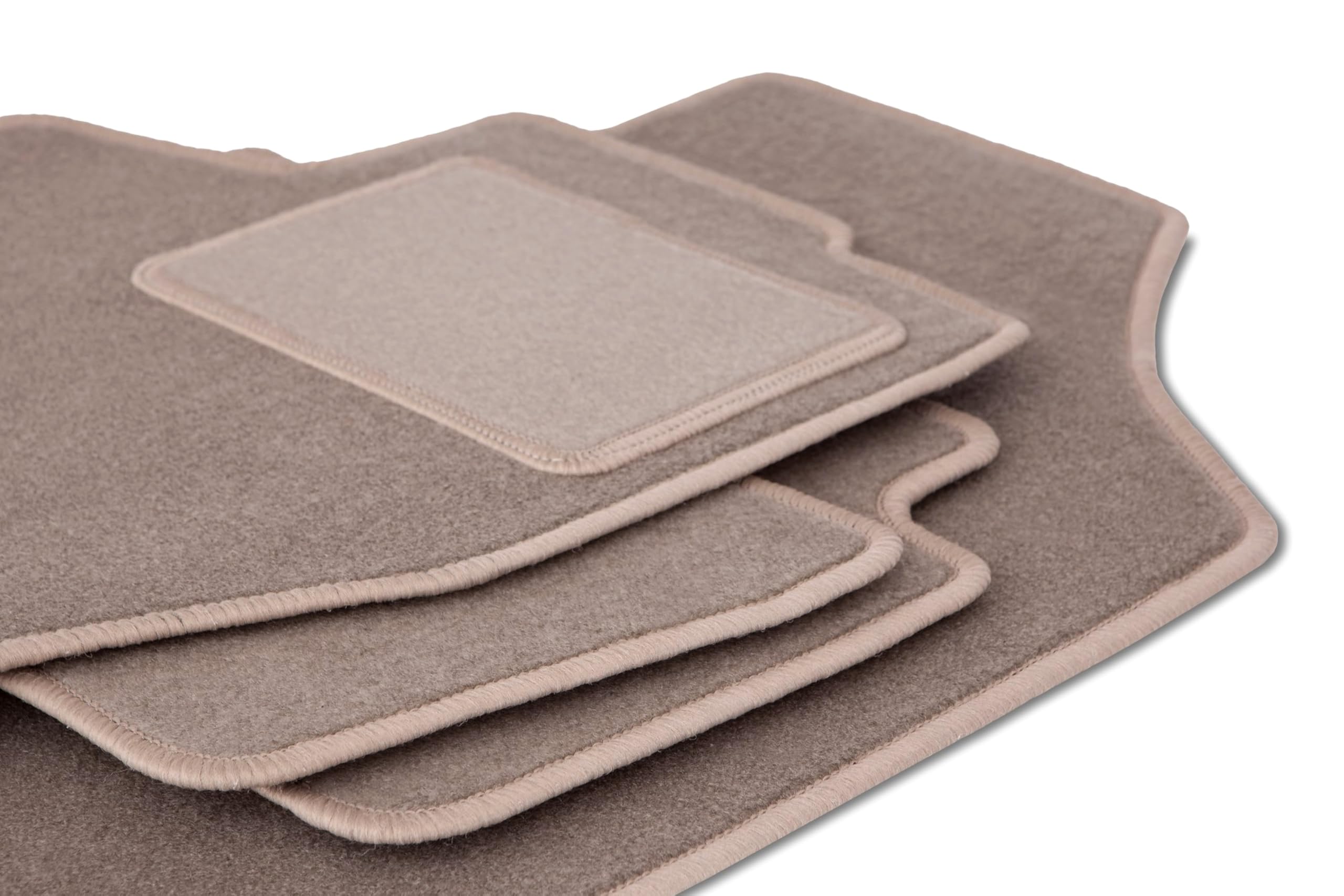 Alfombrillas de Coche de Terciopelo a Medida, compatibles con Volvo XC90 I SUV 7 plazas (2002-2014)