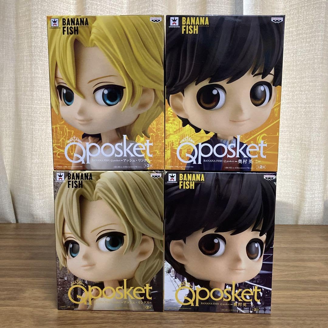 Amazon | Qposket フィギュア アッシュ・リンクス 奥村英二 4種 