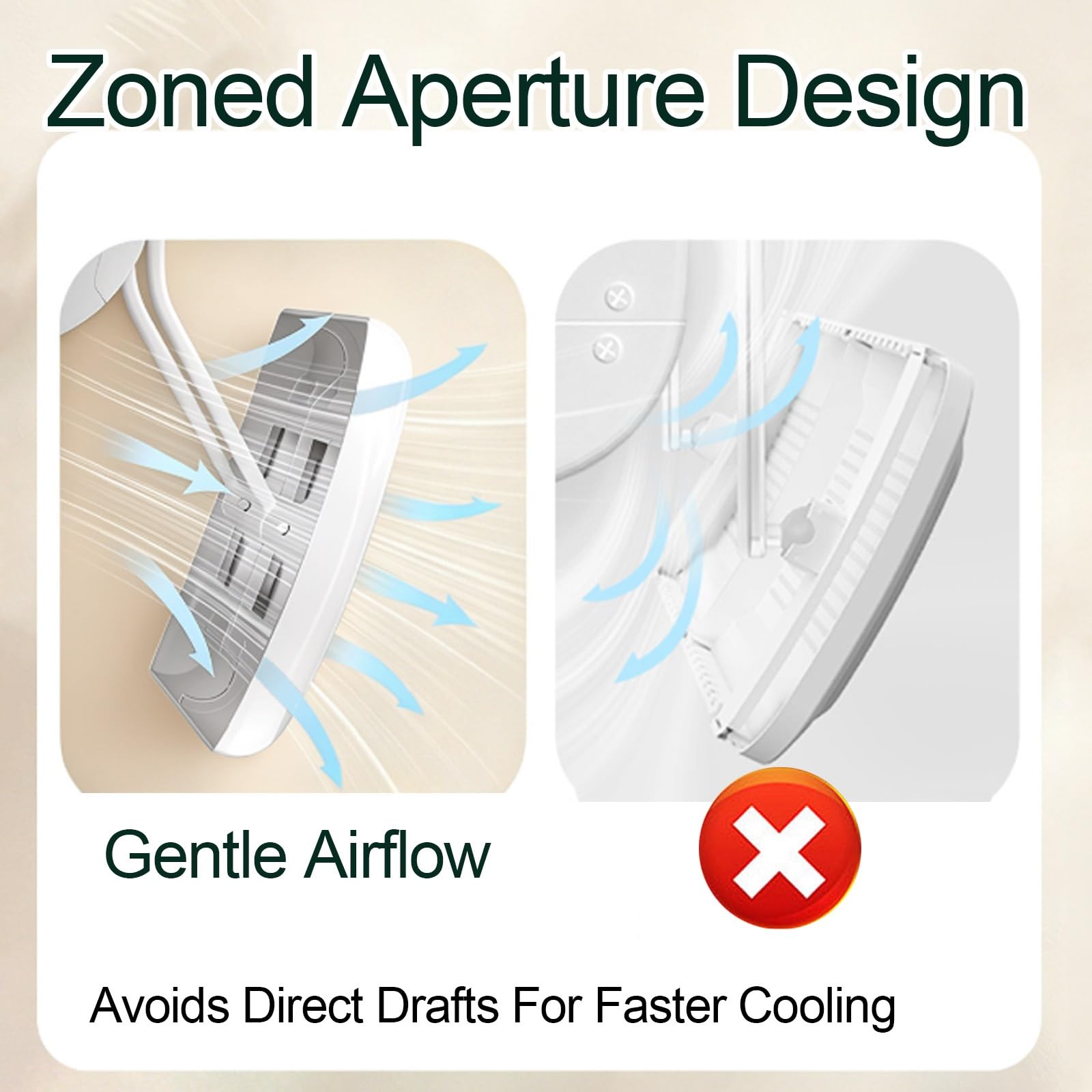Deflettore Climatizzatore 89,8x16cm, Regolabile a 180°, barriera condizionatore Installazione Senza Fori per Casa e Ufficio
