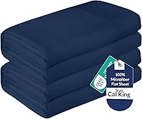 Vista 45 de Royale Linens Juego de 2 sábanas encimeras a granel – Sábanas superiores – Microfibra suave – Resistente a las arrugas y a las manchas – para hotel
