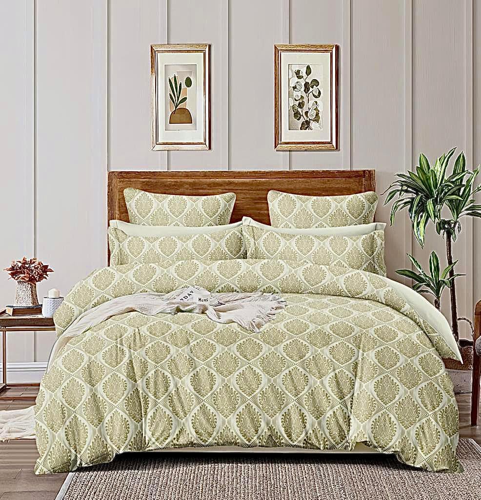Mist Blue Duvet Cover - King Size, Reversible -20