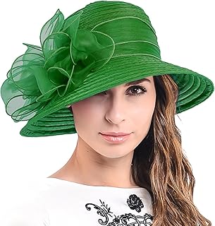 Ascot Kentucky Church Derby Bowler Cloche Hat Bowknot...