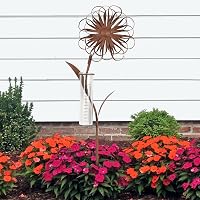 JUJOYBD 110 cm-es esőmérő kerti dekoráció, fagyálló üveg esőmérő rúddal 4