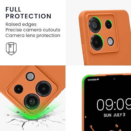 Vista 298 de kwmobile Funda compatible con Xiaomi Redmi Note 11 / Note 11S - Funda protectora de silicona TPU suave y delgada - Azul Báltico Azul (Baltic Blue)