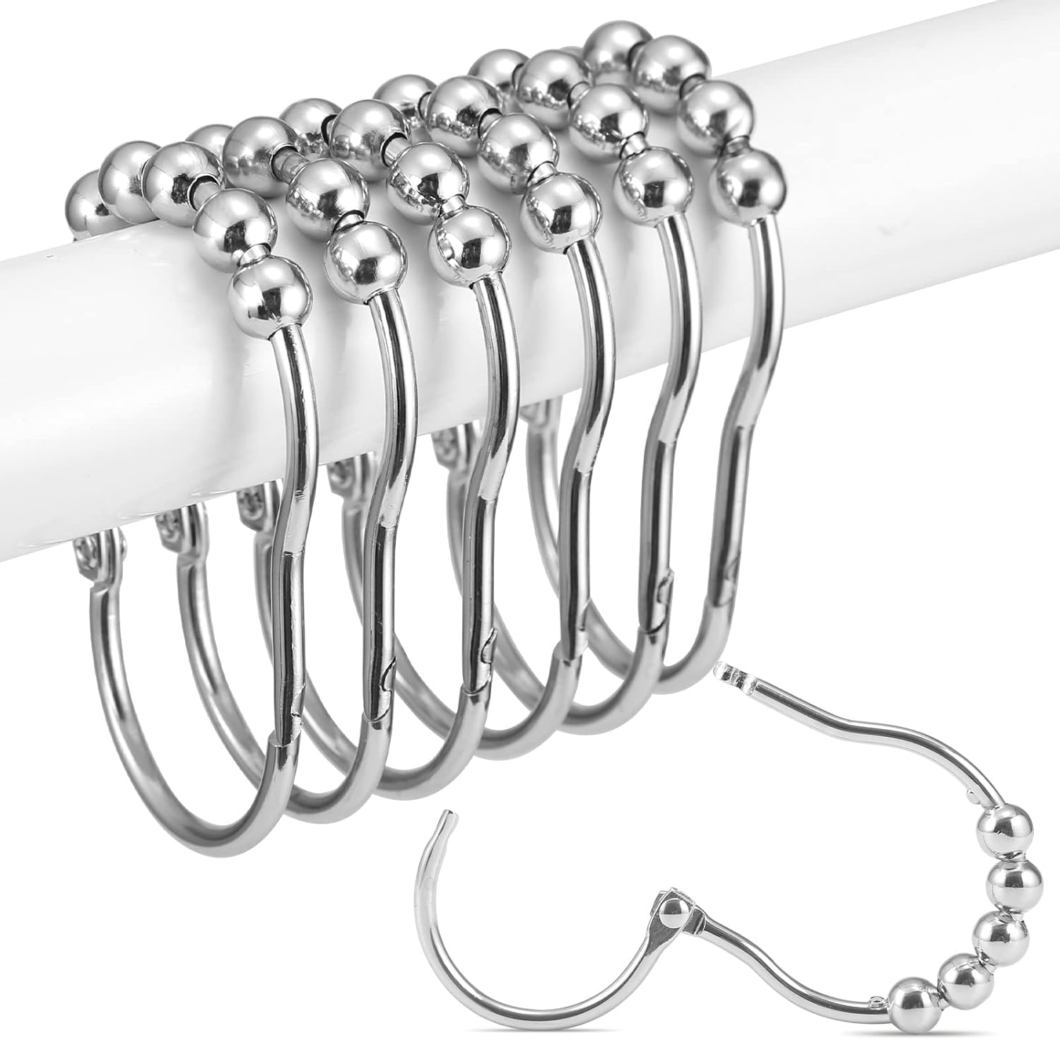Shower Curtain Hooks, SUTINE Shower Curtain Rings
