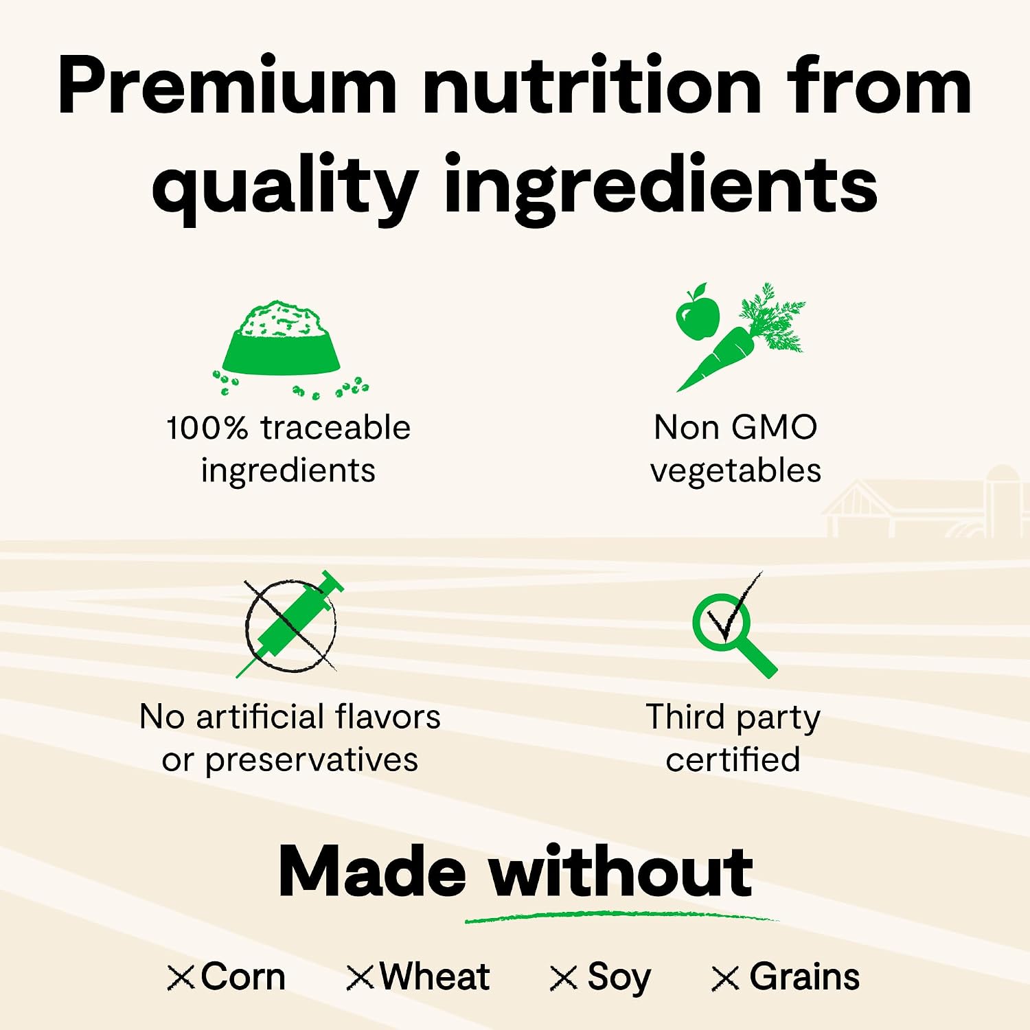 Open Farm, Morsels in Gravy, Grain Free Wet Cat Food, Chicken & Beef Recipe, 5.3oz Cans (Case of 12)