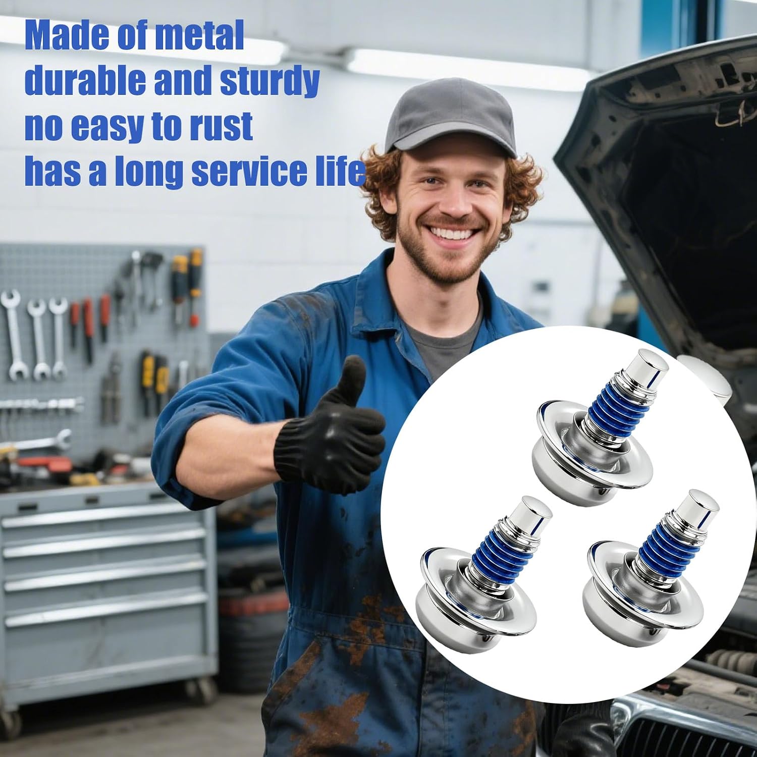 WHT000729A Engine Undertray Screw Bolt Kit, M8x20 M8x20 Bolt Hexagon Hex Socket Head, Fits VW Golf, Passat, Tiguan/Audi A3, A4, A6, Q5, Q7 (3PCS)