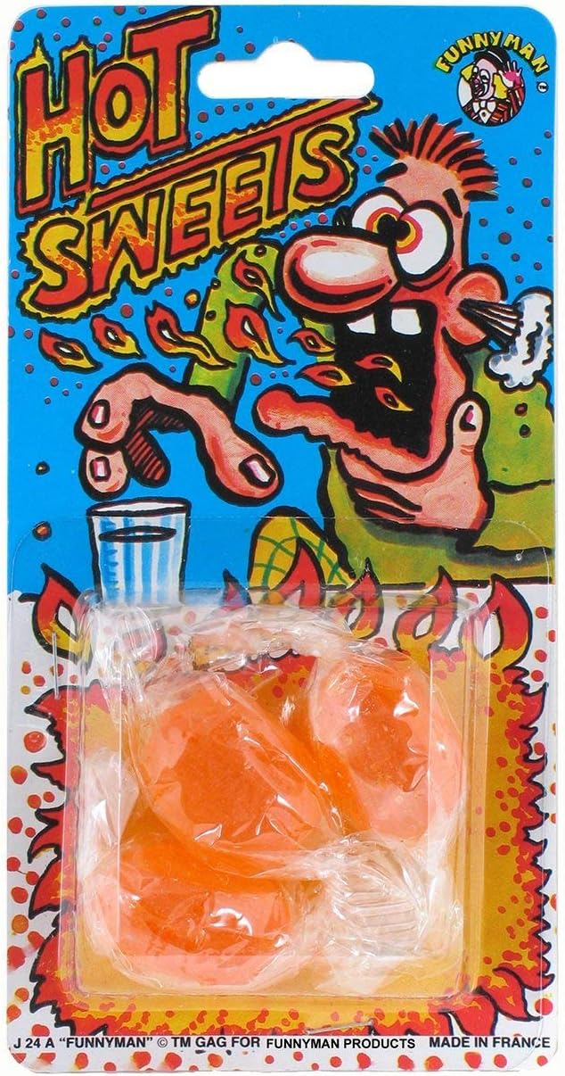 Hot Sweets - Joke Novelty Sweets - Chilli Pepper Flavoured! (Pack of 3)