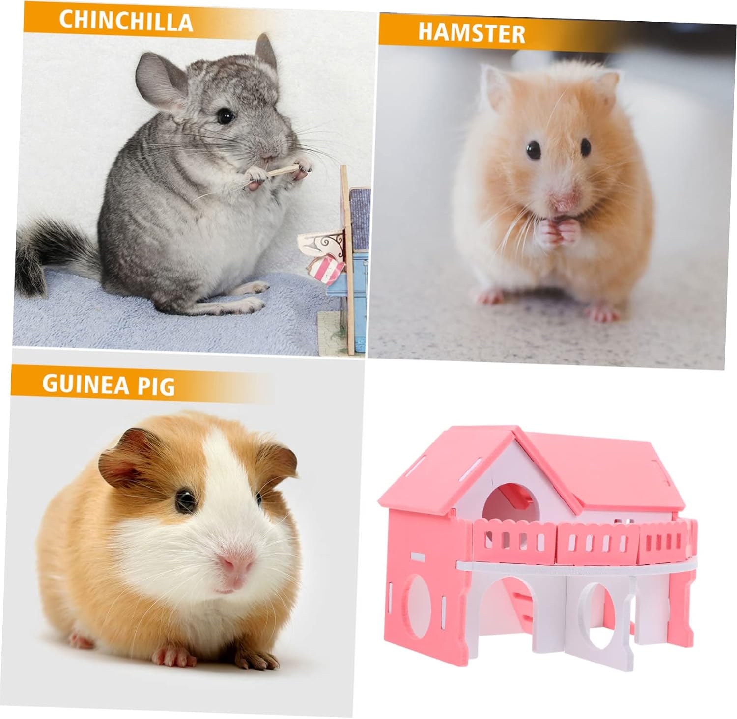 Plastic Hamster Bed Dwarf Hamster Accessories Small Animal House Habitat