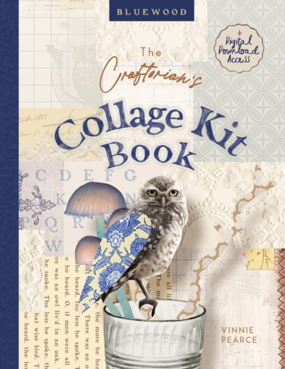 The Craftorians Collage Kit Book | Bluewood: Supplies for journaling, mixed media & collage artists