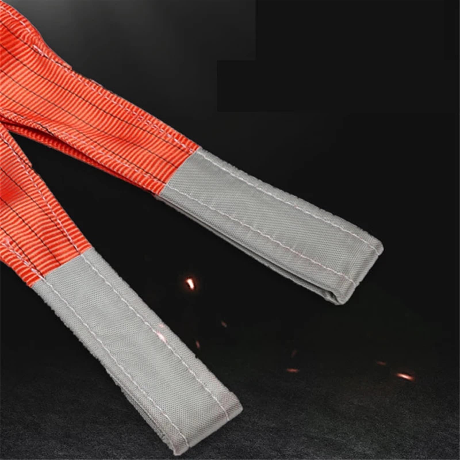 Hebeband 1~12m Nylon Flachkranhebeband Industriell gefaltetes Hebe- und Anhängerseil Gurtband WLL Gewicht 5 Tonnen,5t Length 1 Meter