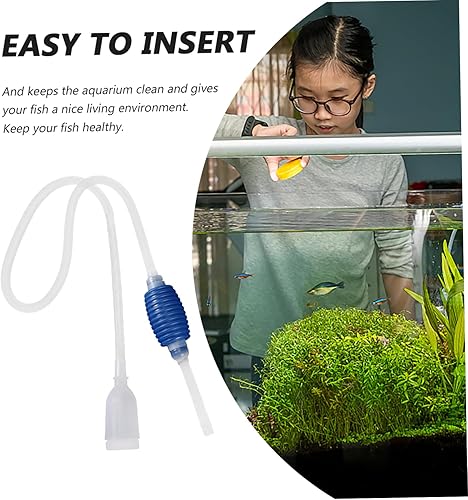 Miniatura 8 de POPETPOP Bomba de mano de agua Bomba de mano Bomba de sifón Bomba de tanque de peces Bomba de mano Bomba de sifón de acuario Bomba de agua de vacío