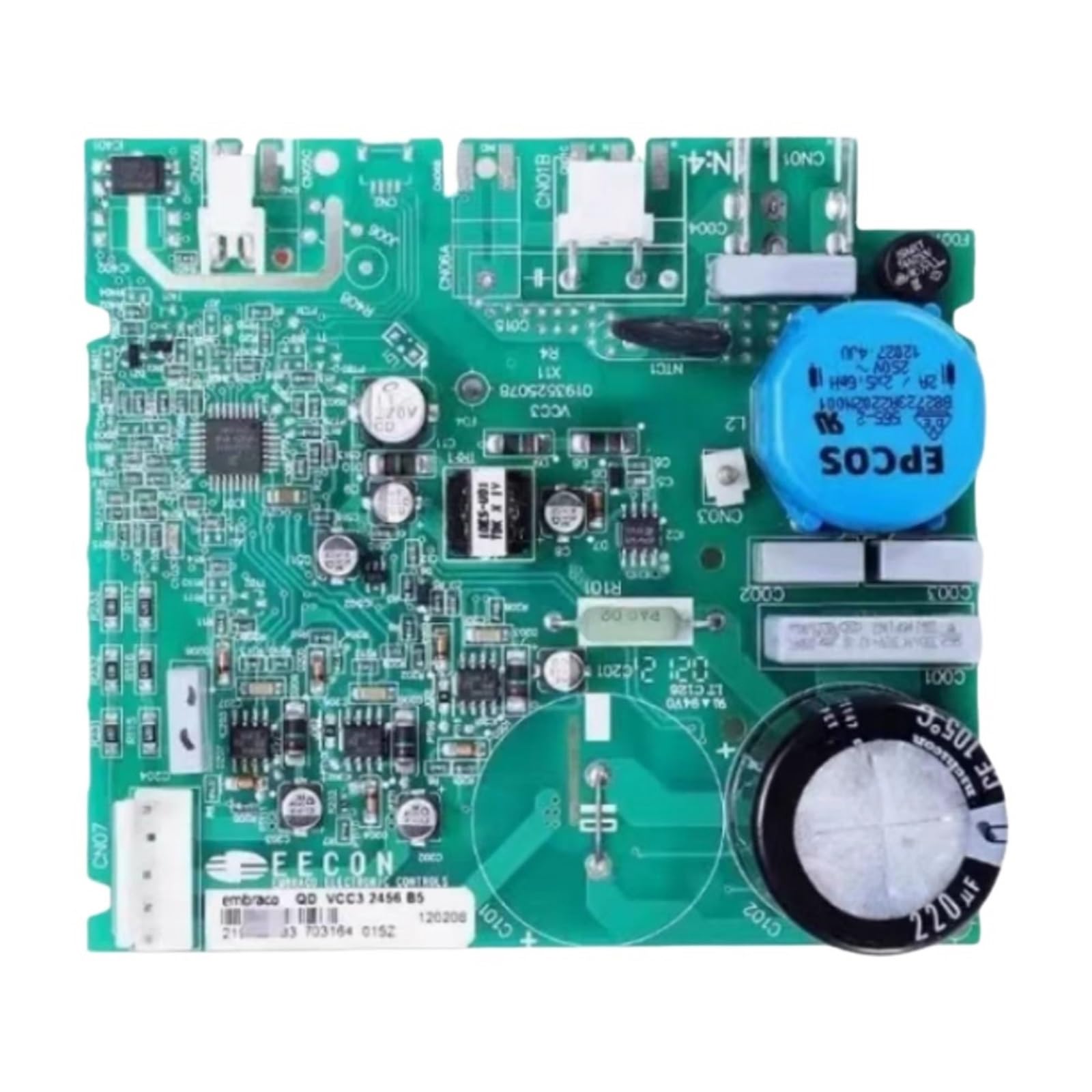 Used for Refrigerator BCD-610W/598W Variable Frequency Board VCC3 VES2456 Compressor Driver Board(Yellow)