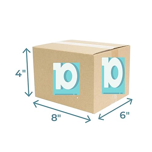 Miniatura 2 de Perfect Stix – Cajas de envío, 8 x 6 x 4 pulgadas (20.32 x 15.24 x 10.16 cm), caja de envío o para mudanza pequeña de cartón, 10 unidades Cartón