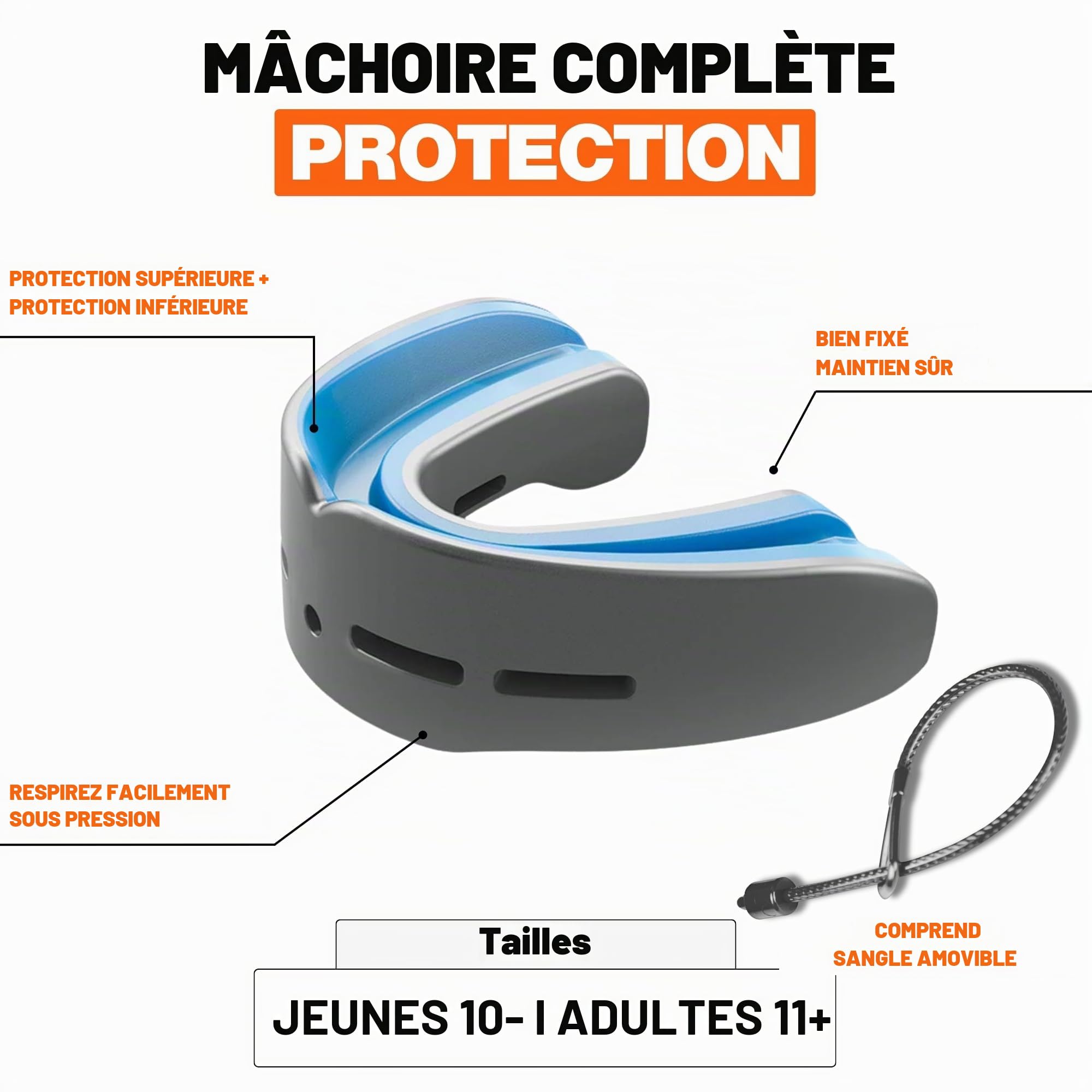 Shock Doctor Nano Double Fight Protège-Dents Mixte