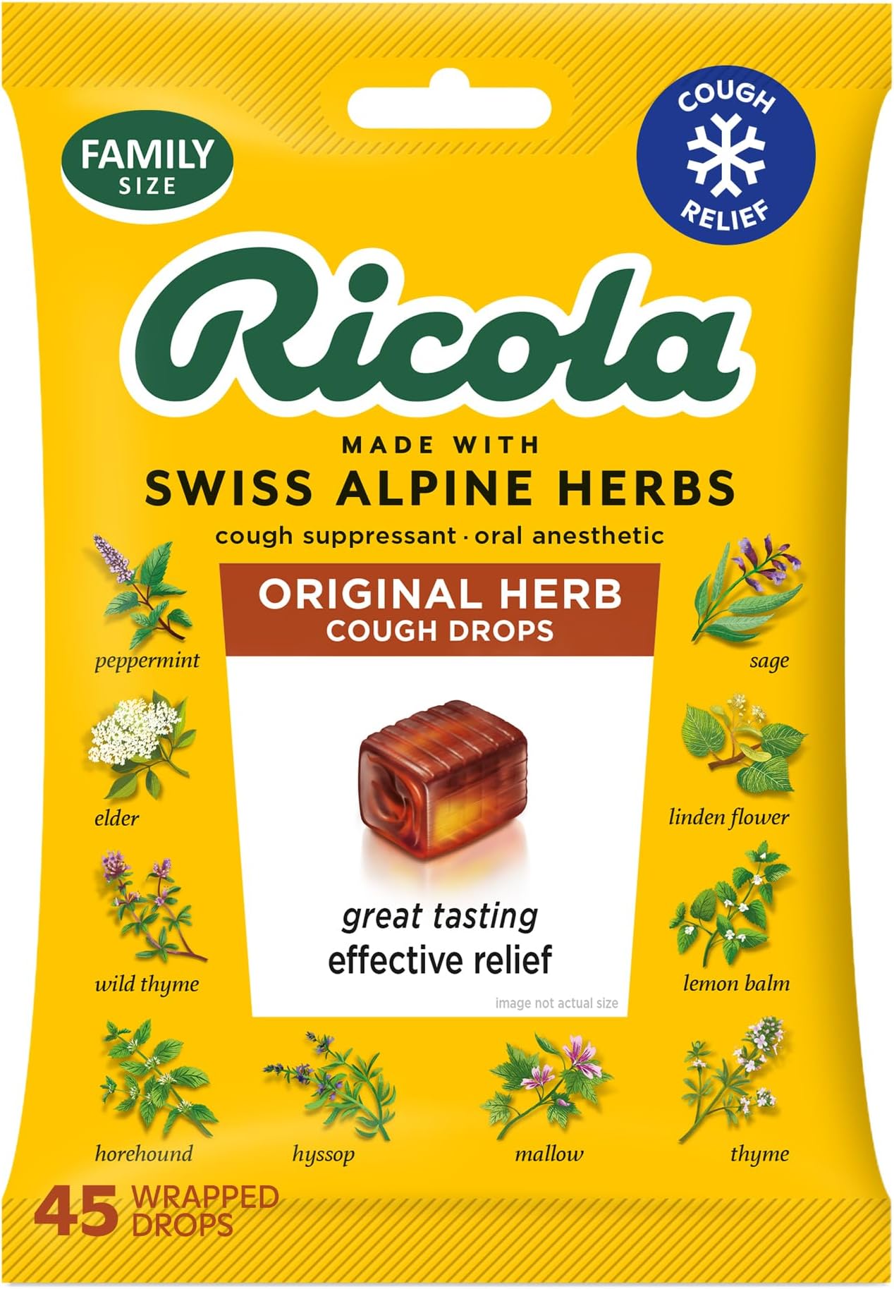 Cough Drops - Original Herb - 50 Pack