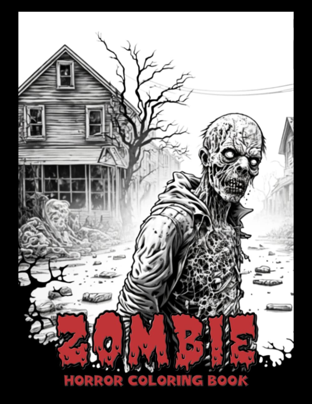 Zombie Horror Coloring Book