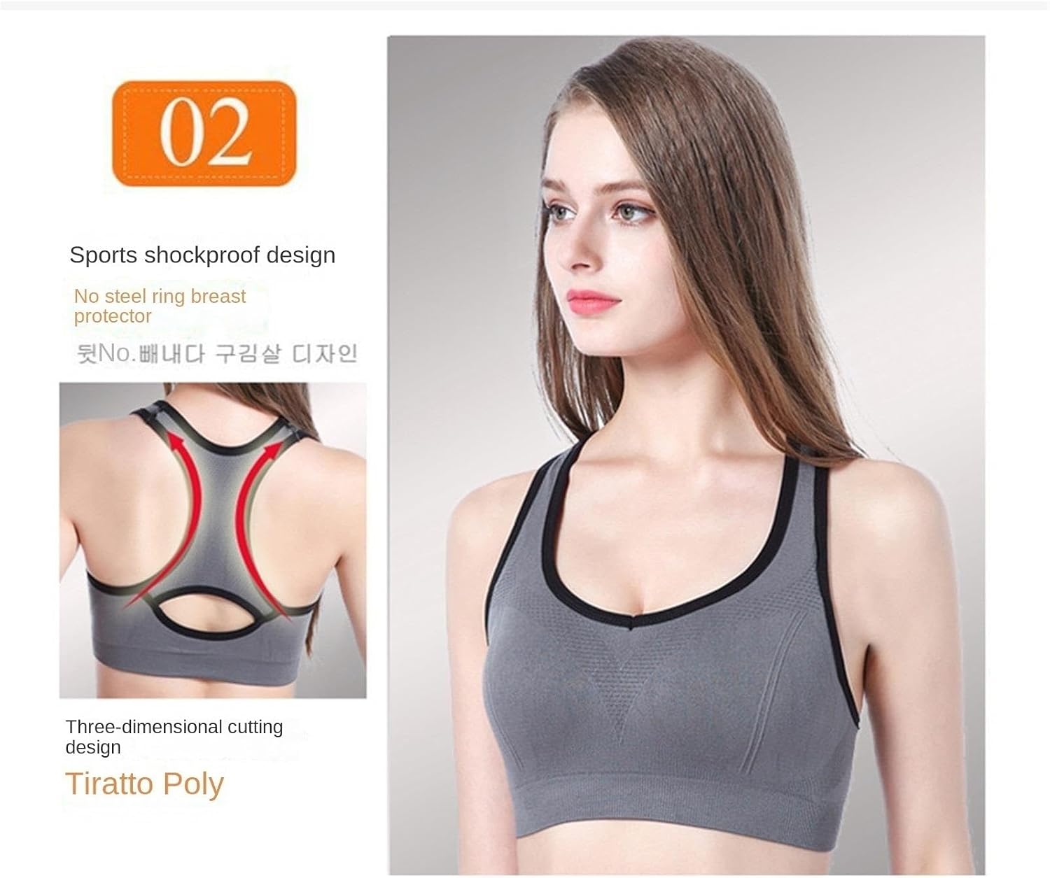 Sports Bras For Women Women's Sports Bra With Padded Seamless Suspenders For Yoga Gym Running Fitness Yoga Bra