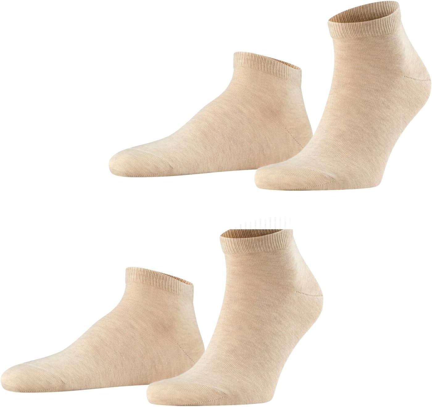 FALKE Men's Happy 2-Pack Sneaker Socks, Breathable, Cotton, Lightweight, 2 Pairs
