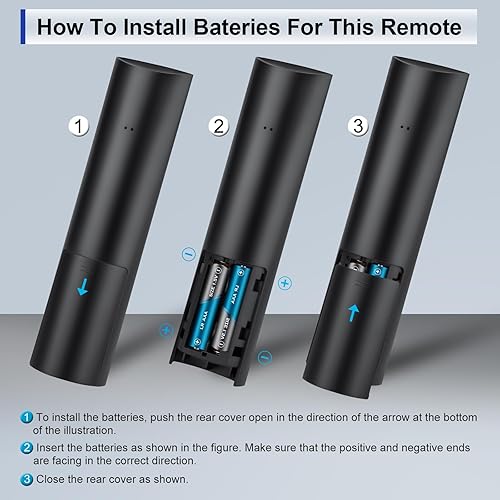 Vista 50 de Control remoto de repuesto solo para todos los televisores Roku, compatible con TCL Roku/Hisense Roku/Onn Roku Series Smart TV