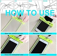 Vista 7 de Bolsa impermeable para teléfono, funda universal impermeable para teléfono, bolsa seca para la playa al aire libre para iPhone 15 14 13 12 11 Pro