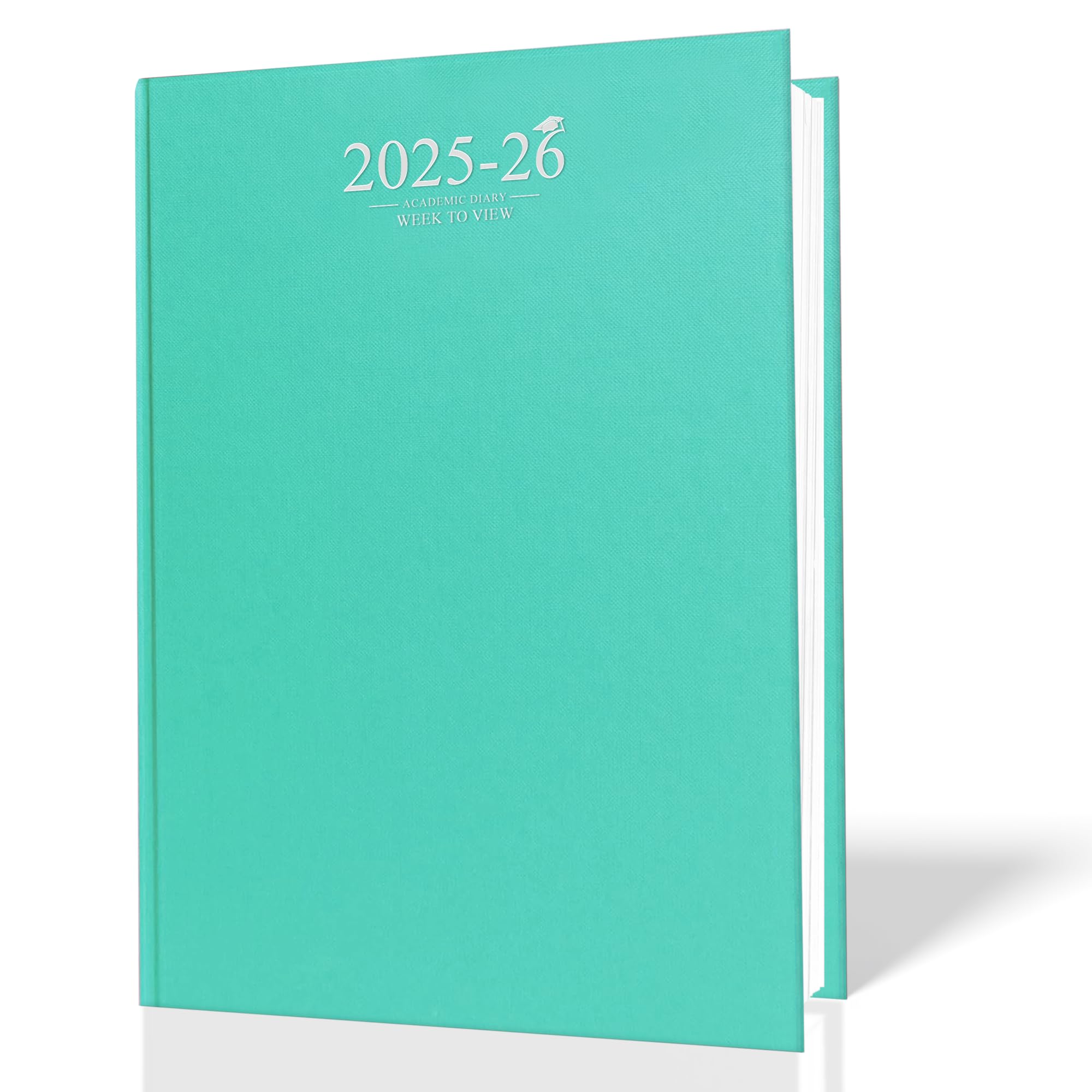 G4GADGET A4 Week to View Academic Diary 2025-2026 – Teal – Week to View | Mid Year Student & Teacher Planner | August 2025 to July 2026