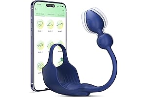 GMOKKY Vibrating Cock Ring Anal Vibrator for Maximum Pleasure