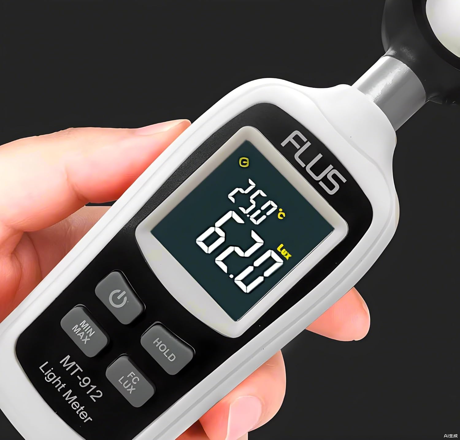 Pro'sKit MT-912 High Accuracy Digital Lux Meter Mini Light Meter Environmental Testing Equipment Handheld Type Illuminometer