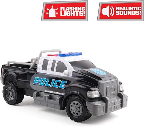 Miniatura 2 de Rescue Force - Camión de juguete con luces y sonidos realistas, construcción duradera y baterías incluidas, a partir de 3 años