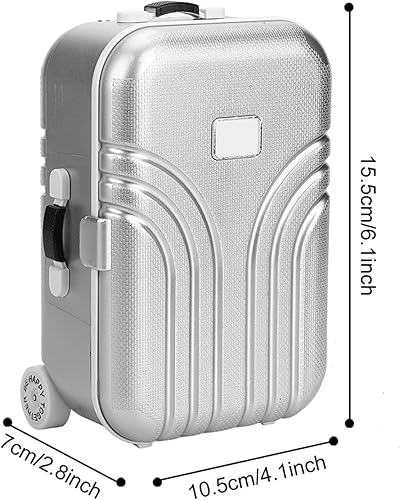 Vista 3 de Accesorios para muñecas, maleta de mano para muñeca, maleta, mini maleta de viaje para muñeca de 18 pulgadas, mini maleta de viaje, mini maleta