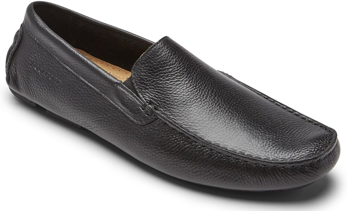 Rockport Men\'s Rhyder Venetian Loafer Shoes Black US 10.5 Tumble Leather Comfort Men main image 3