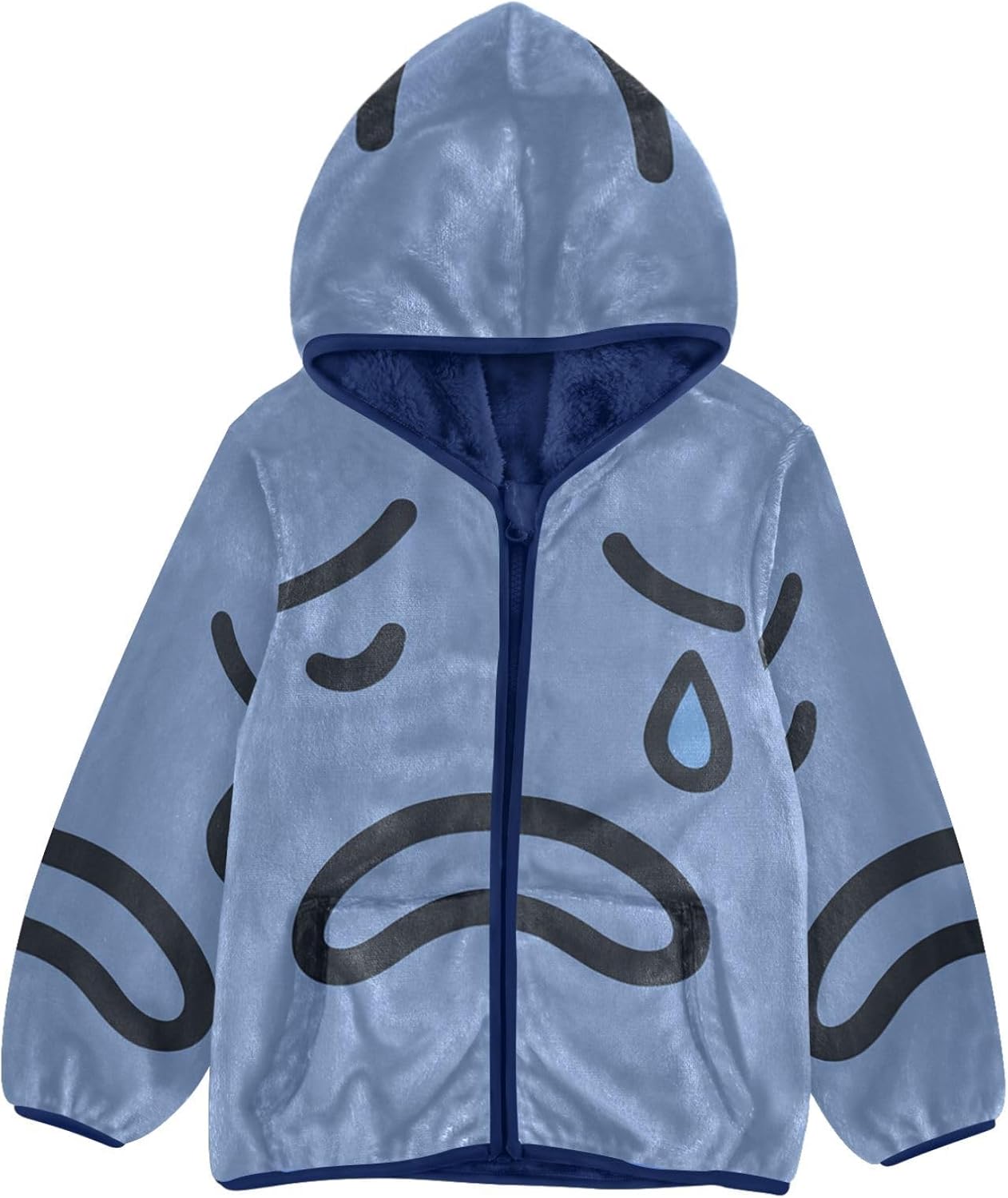 GuoChe Toddler Soft Jackets Outerwear Jackets & Coats Navy Blue Warm Baby Boys Clothes 3T