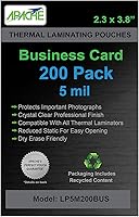 Vista 13 de Apache Bolsas de laminación de 5 mil para tarjeta de invitación de 3.5 x 5 pulgadas, hojas de 3.7 x 5.3 pulgadas, paquete de 100